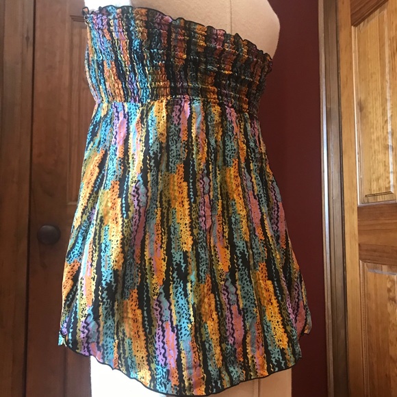 3 for $30 Colourful Tube Top - Picture 2 of 7